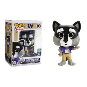 Funko Pop College University of Washington UW Harry the Husky Figurine NIB New